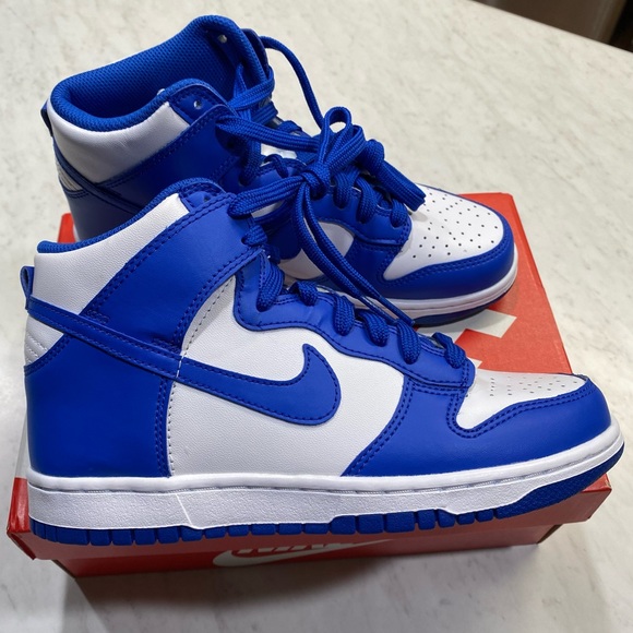 Nike Shoes - Nike Dunk High Game Royal Kentucky GS 6Y / W 7.5